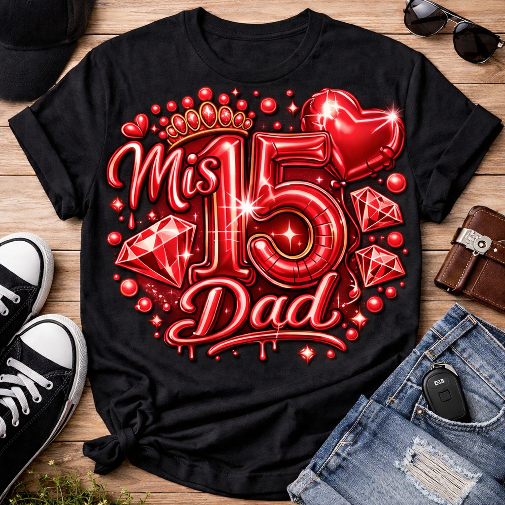 Mis 15 Custom Family and squad Shirts