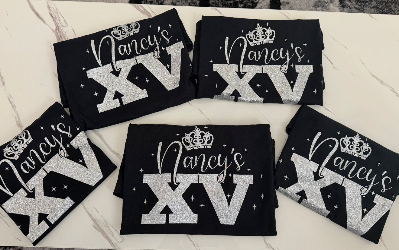 Custom XV shirts