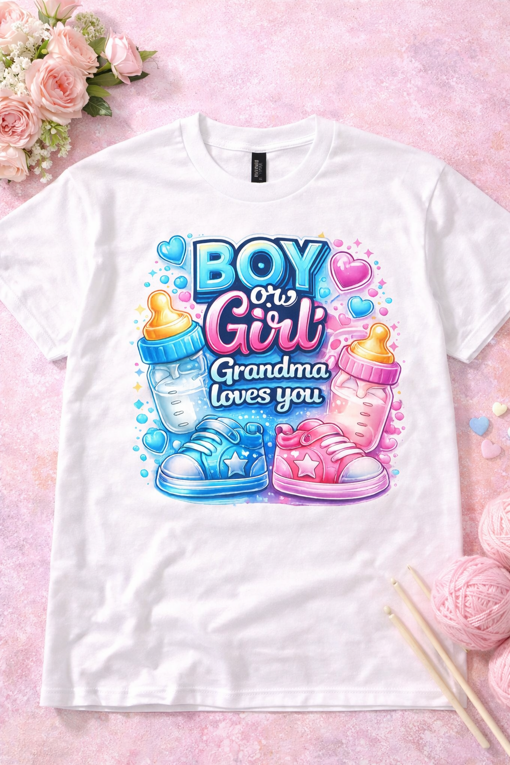 Boy or Girl Collection – Gender Reveal Matching Family Shirts 👶💙💖
