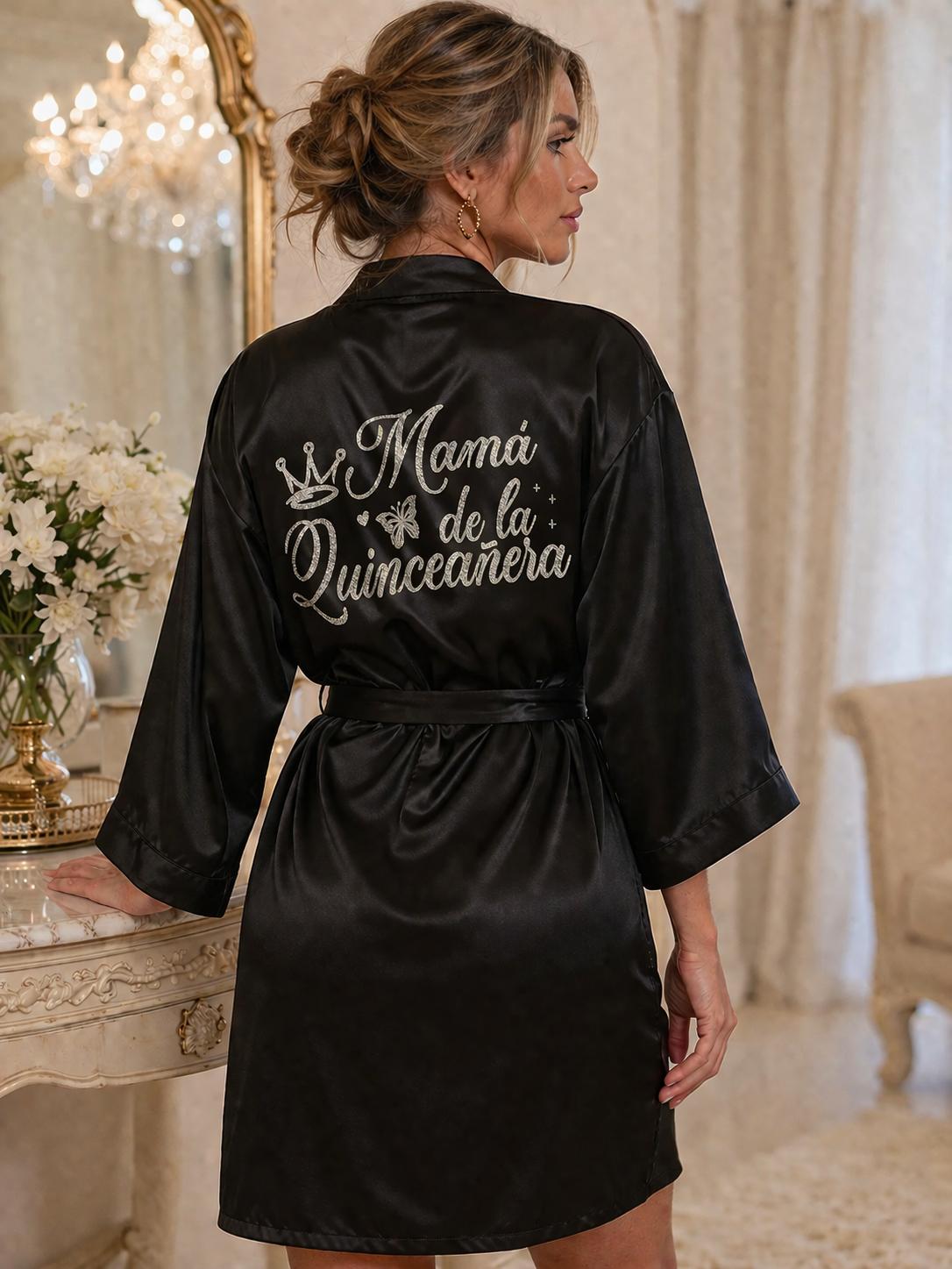 Mamá de la Quinceañera Robe XV