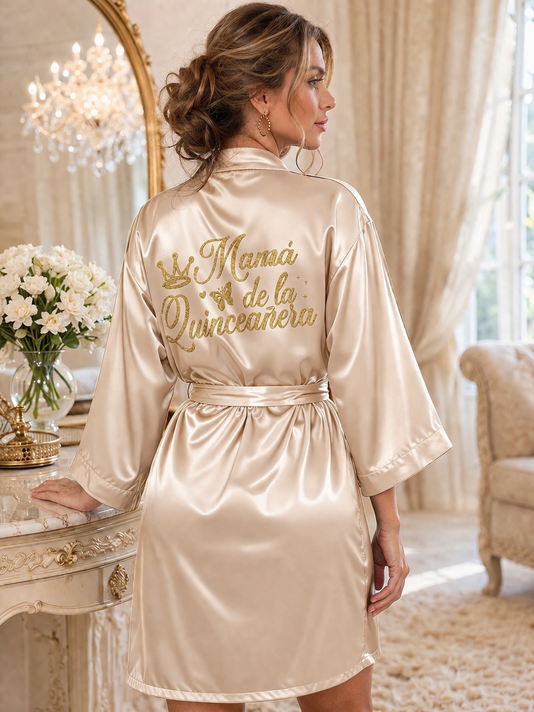 Mamá de la Quinceañera Robe XV