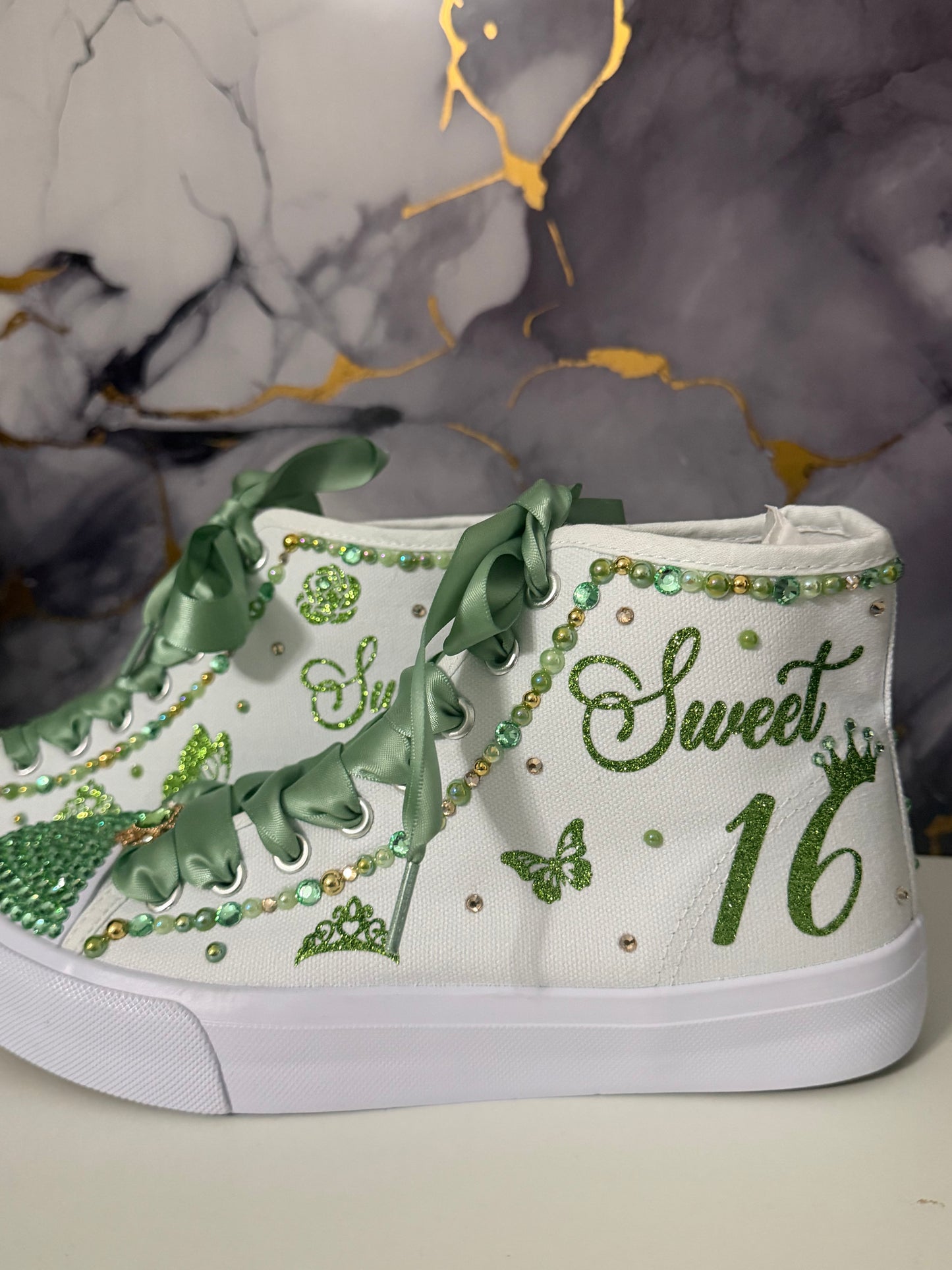 Custom Sneakers for Quinceañera or Sweet 16
