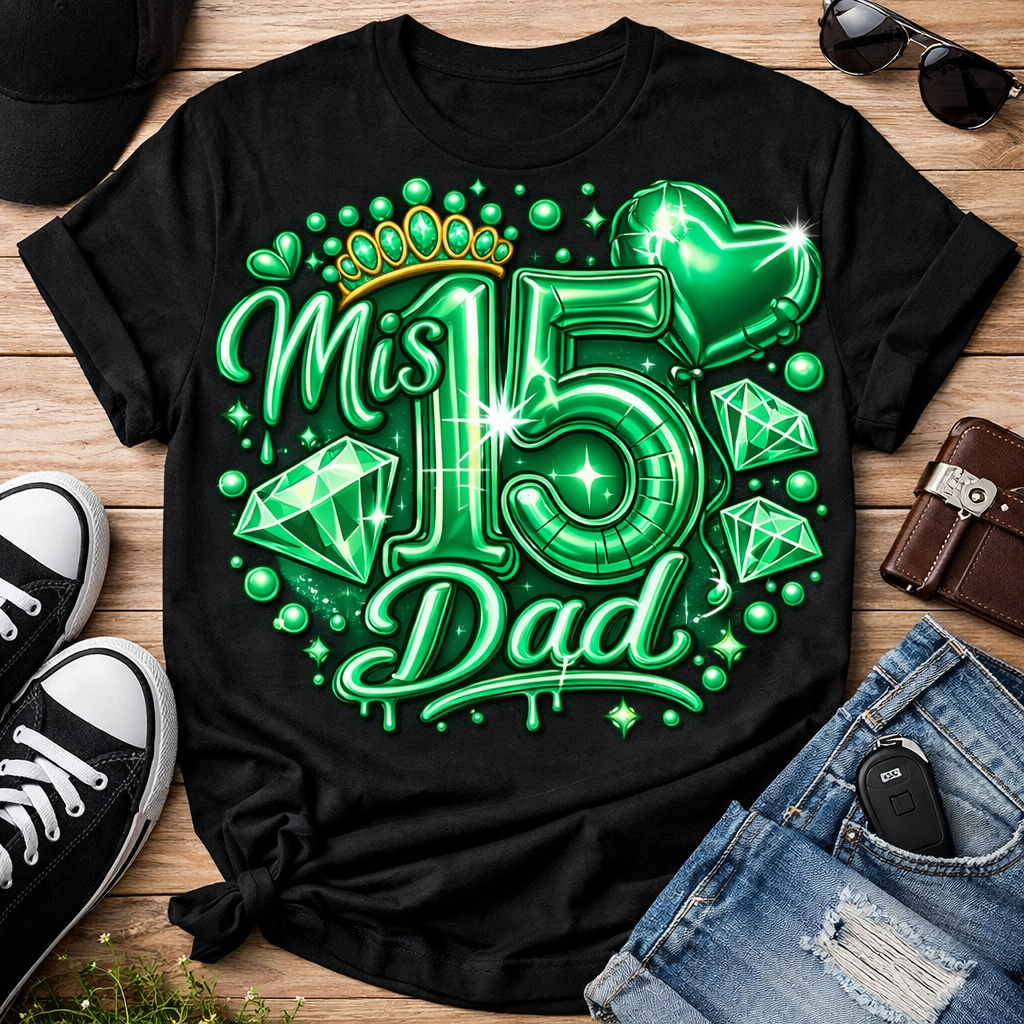 Mis 15 Custom Family and squad Shirts