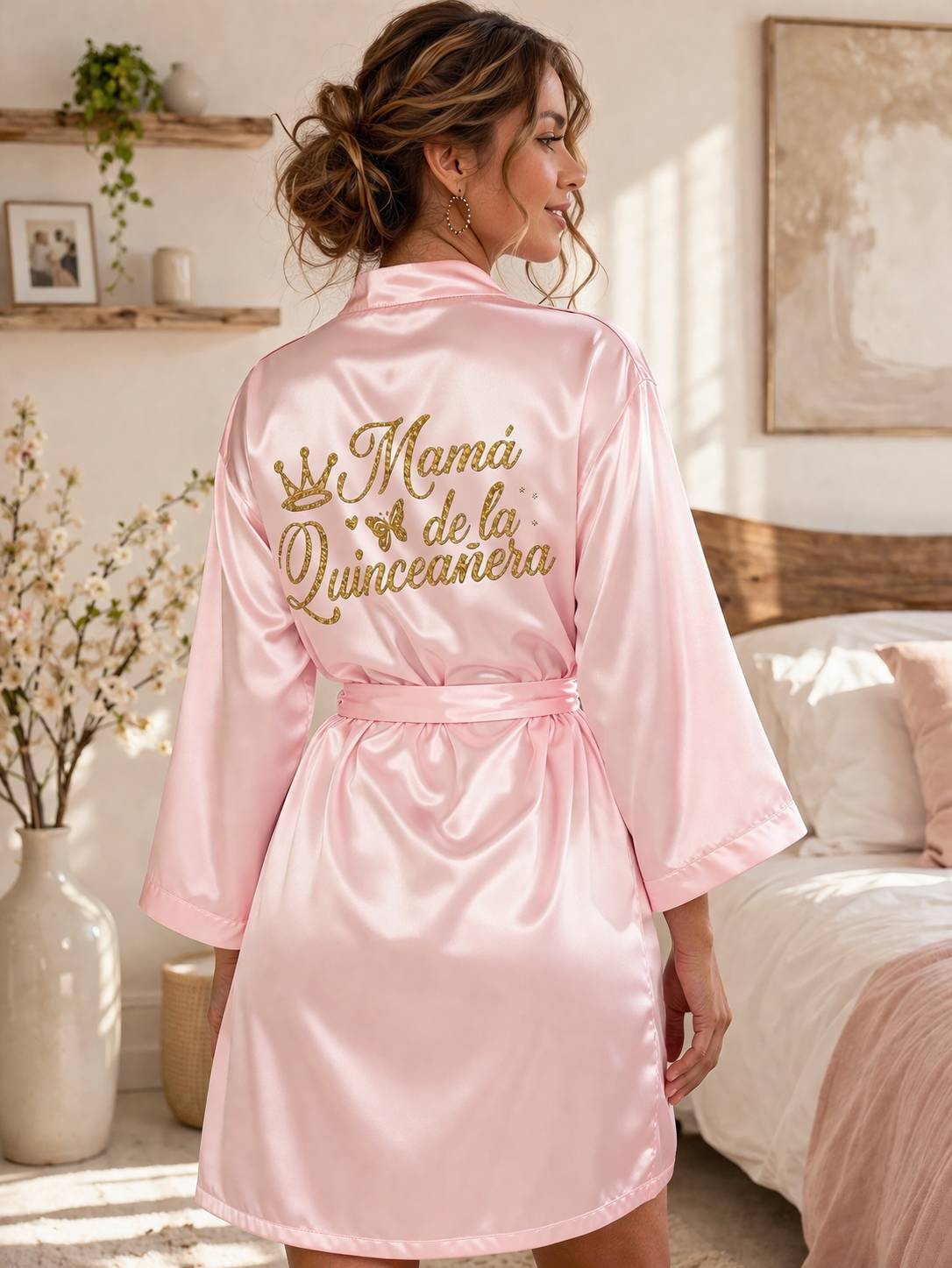 Mamá de la Quinceañera Robe XV