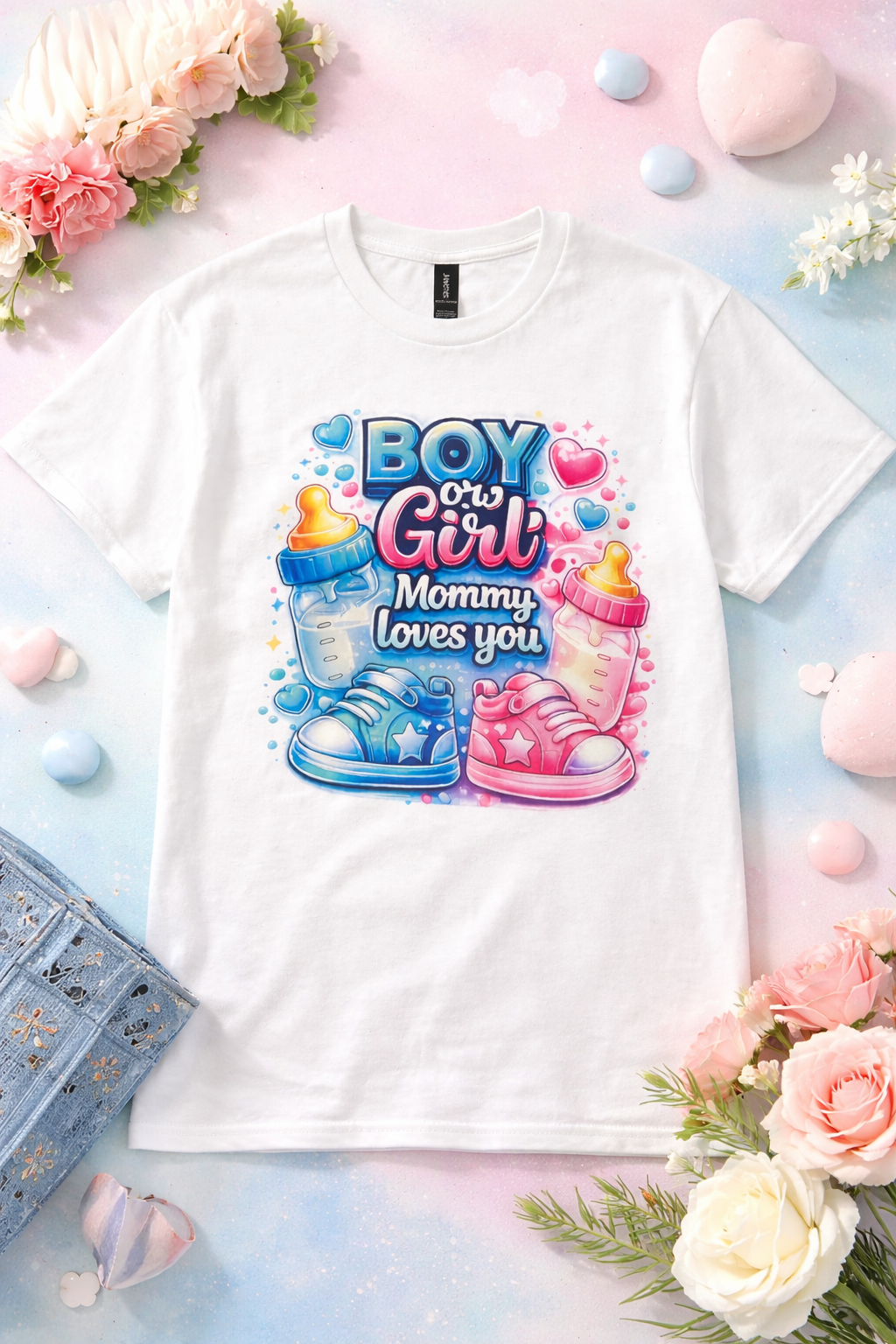 Boy or Girl Collection – Gender Reveal Matching Family Shirts 👶💙💖
