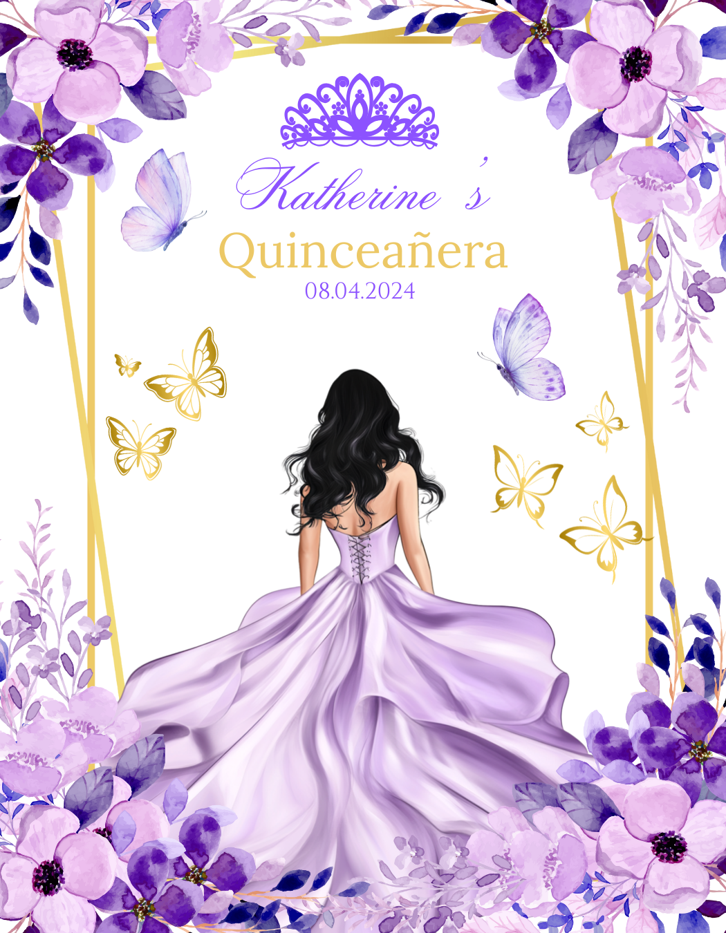 Labels for wine bottle, Quinceanera, birthday and wedding , pack of 12
