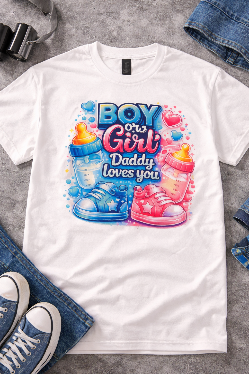 Boy or Girl Collection – Gender Reveal Matching Family Shirts 👶💙💖