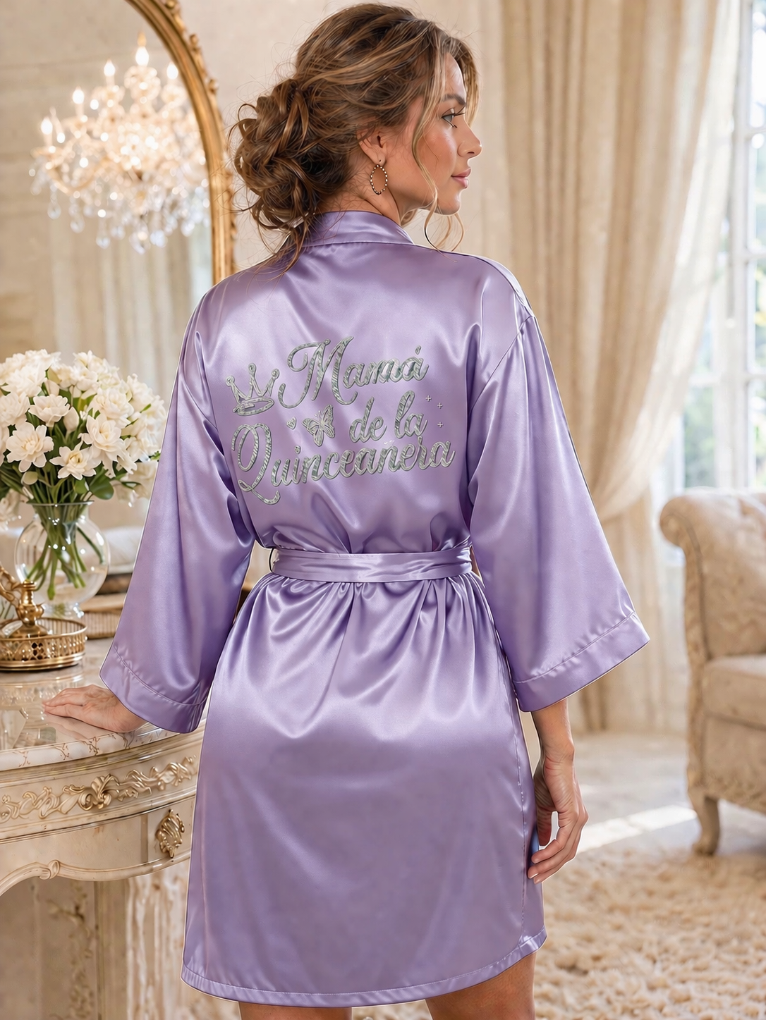 Mamá de la Quinceañera Robe XV