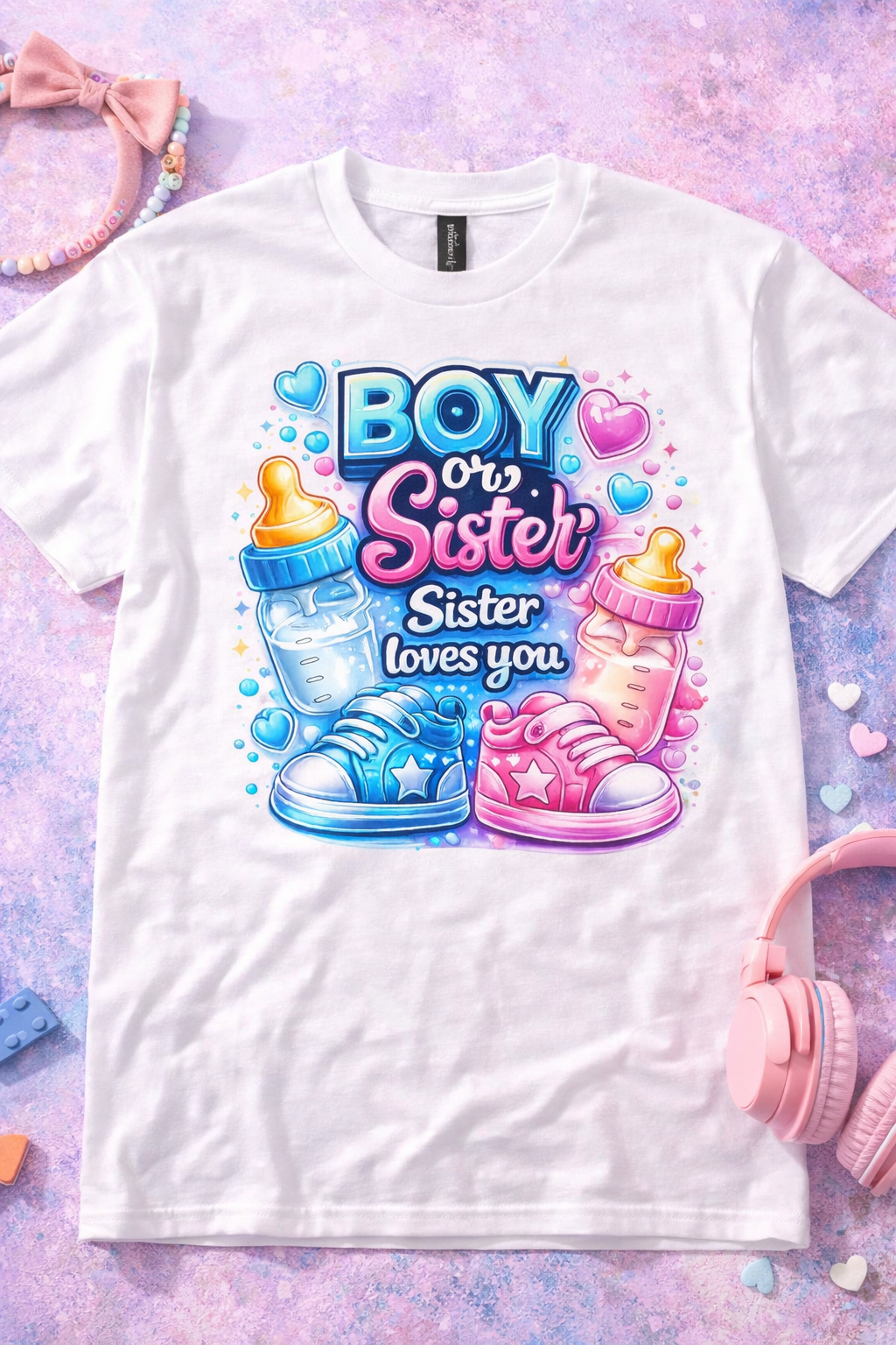 Boy or Girl Collection – Gender Reveal Matching Family Shirts 👶💙💖
