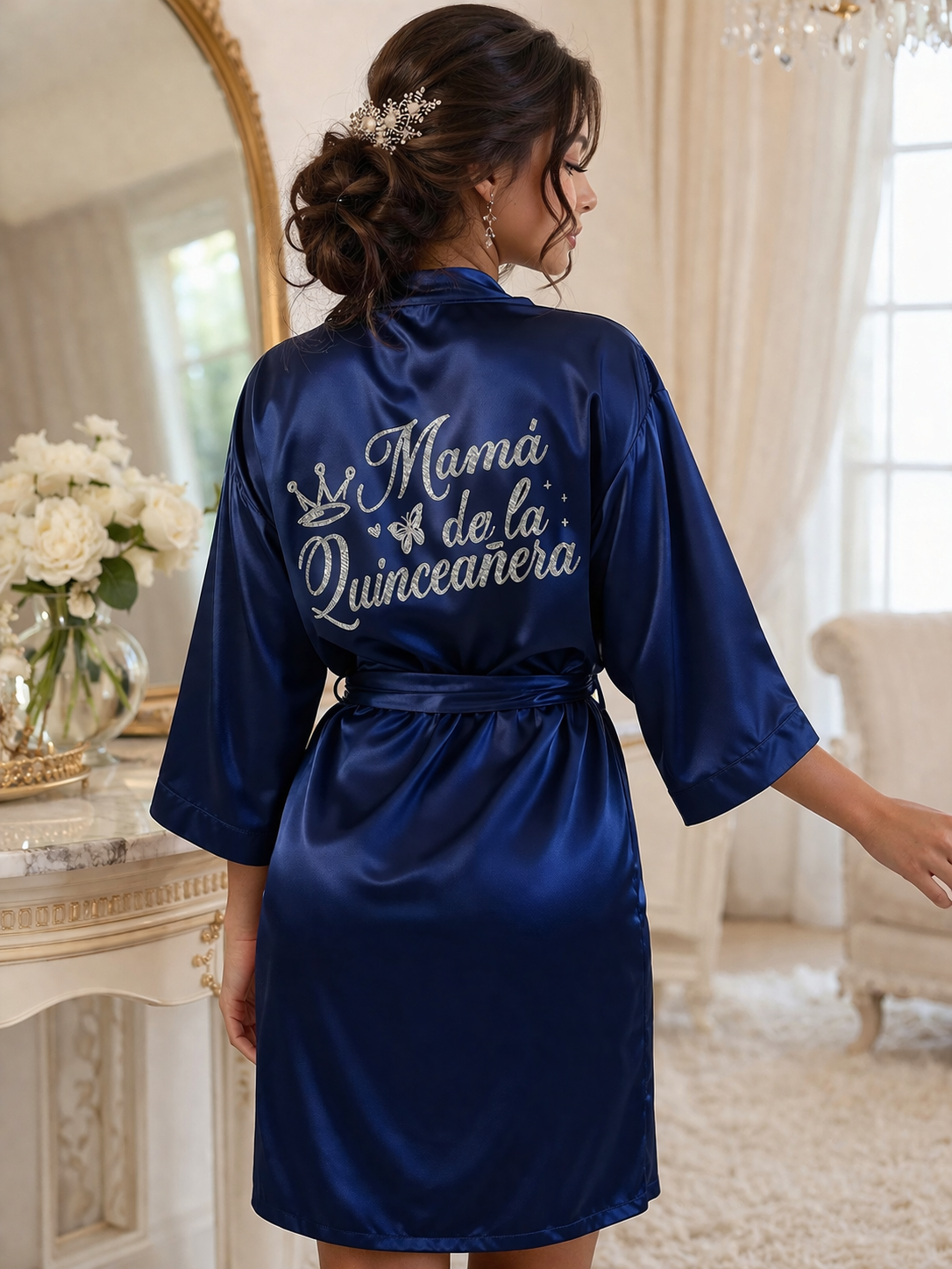 Mamá de la Quinceañera Robe XV