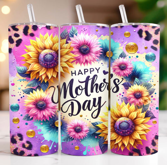 Mother’s Day Floral Tumbler – 20 oz