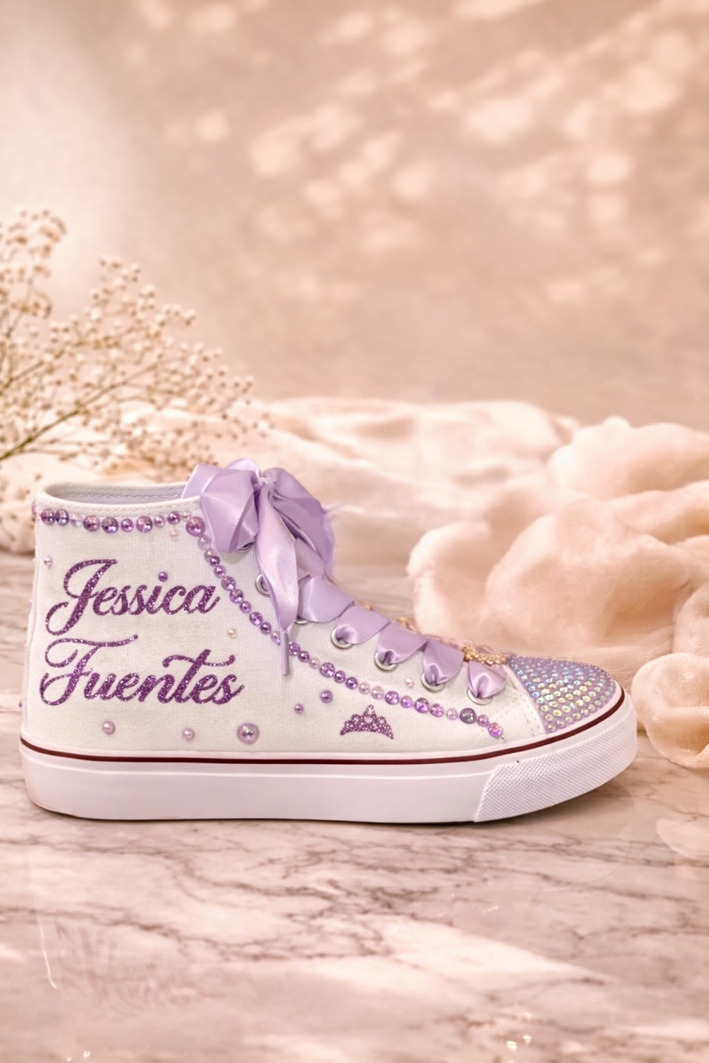 Custom Sneakers for Quinceañera or Sweet 16