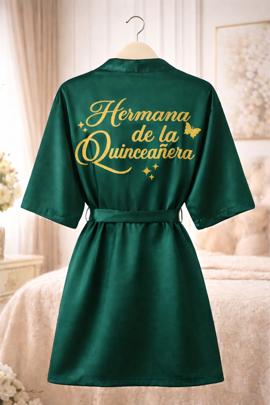 Familia de la Quinceañera Robe XV