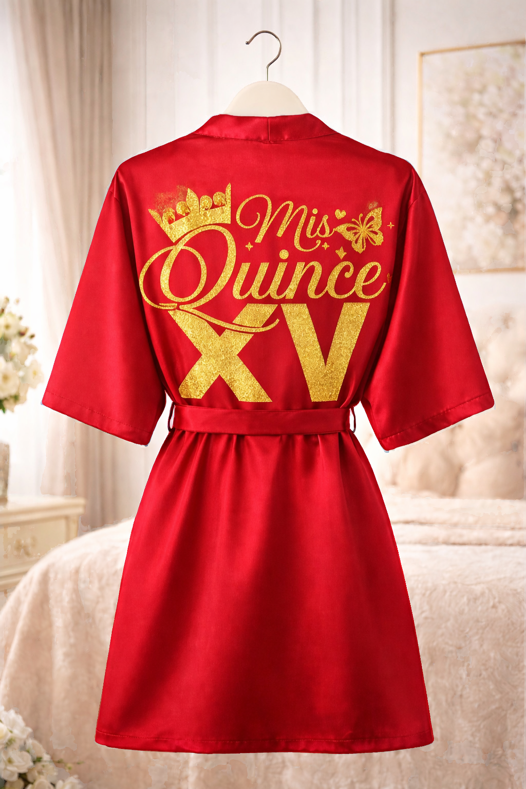 Familia de la Quinceañera Robe XV