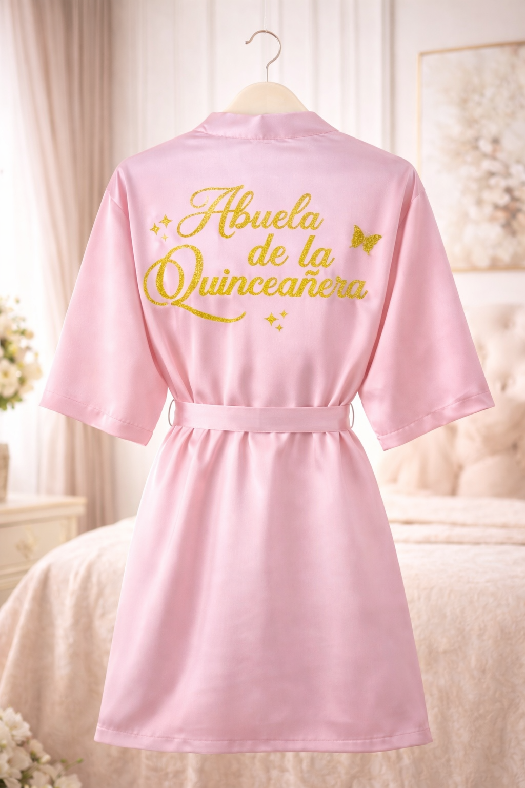 Familia de la Quinceañera Robe XV