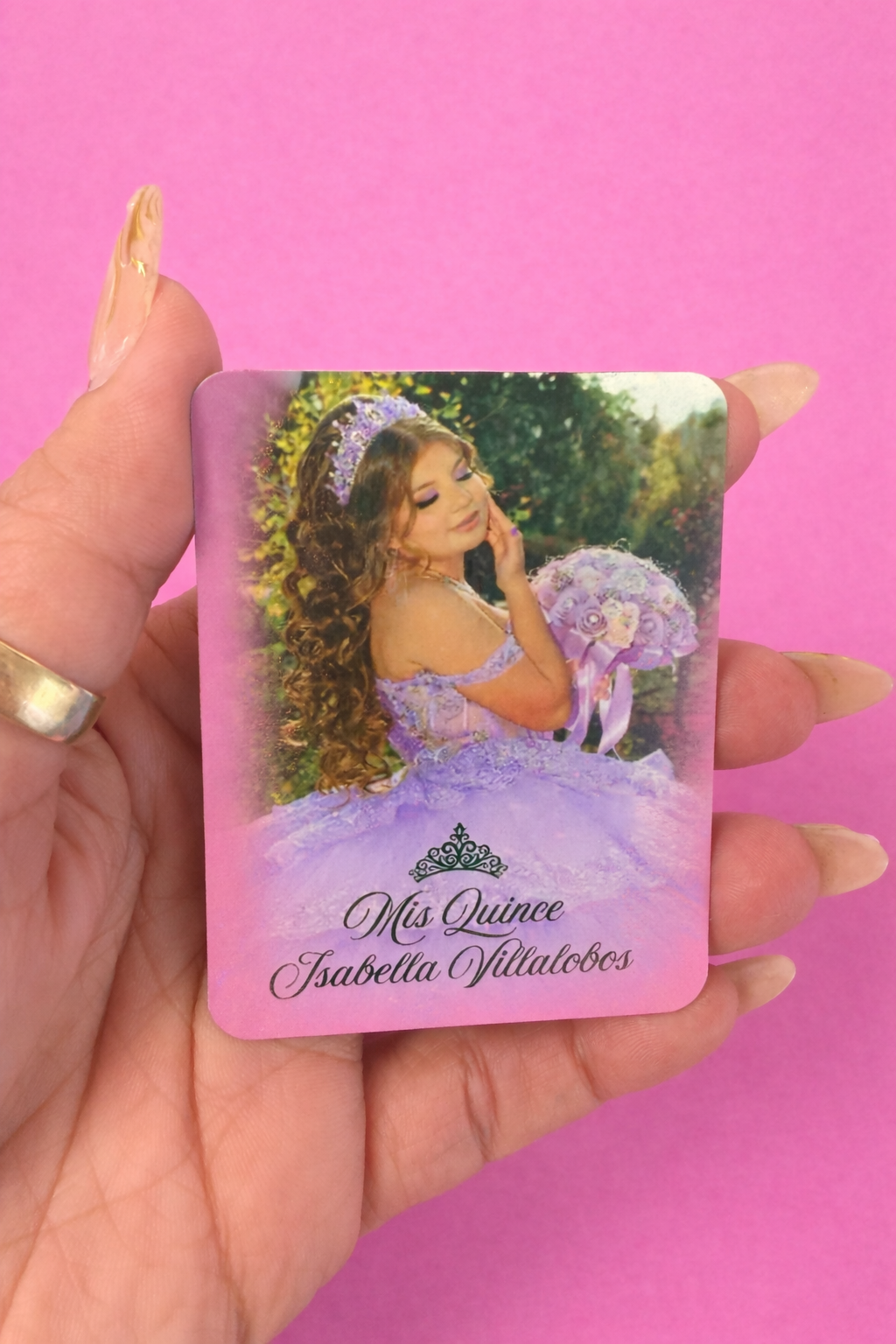 Custom Photo Magnets for Quinceañeras & Special Events