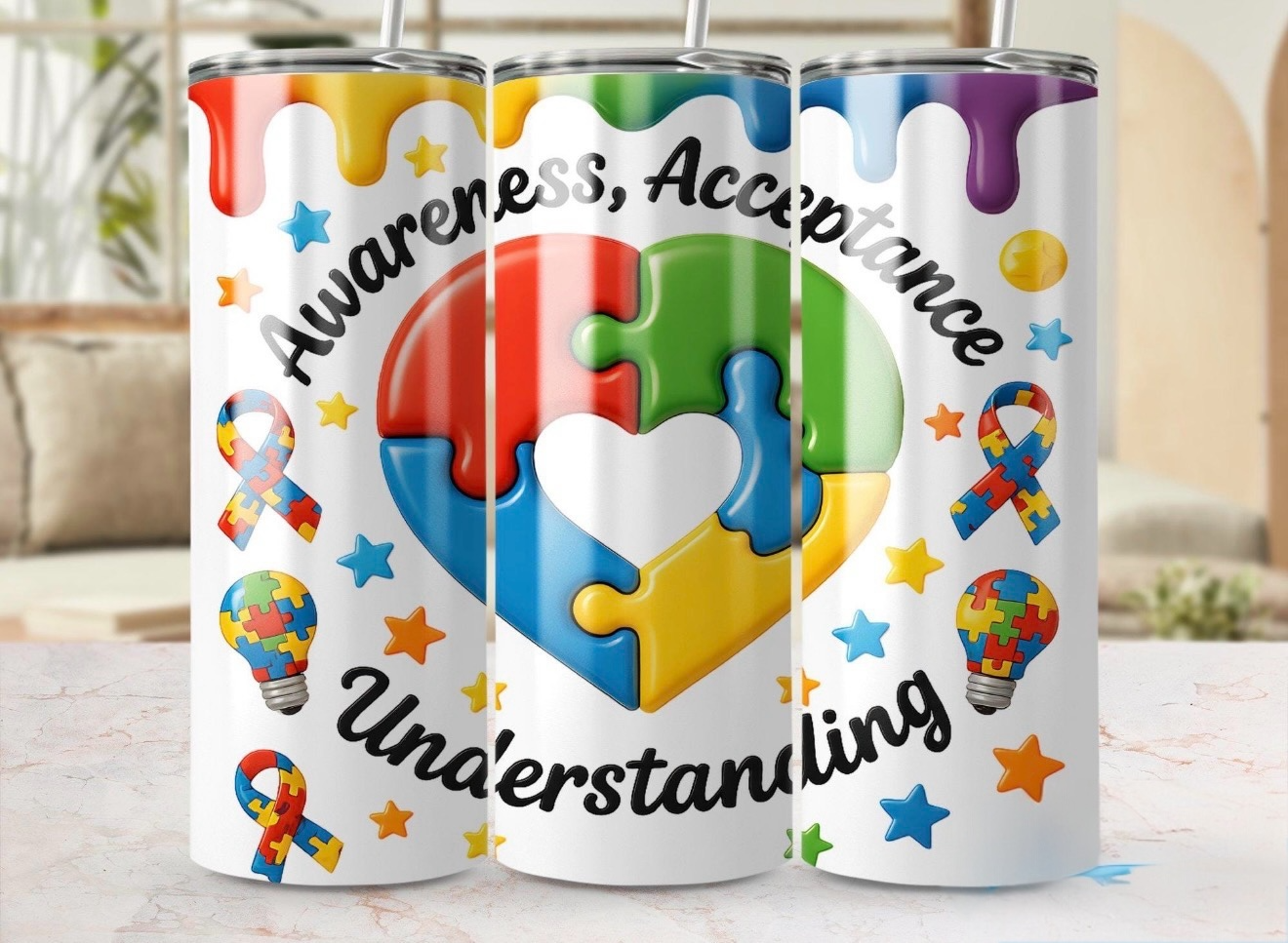 Autism Awareness Tumblers – Unique Designs with Purpose
