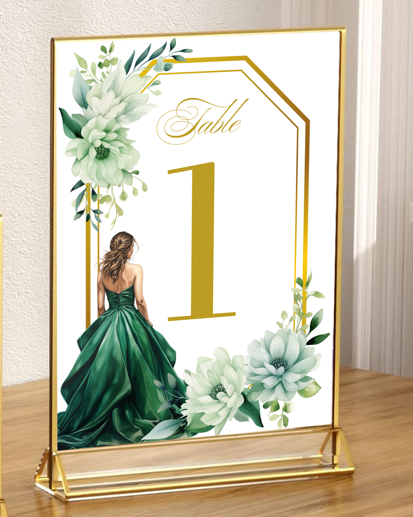 Table Number, Quinceañera, Sweet 16, Birthday